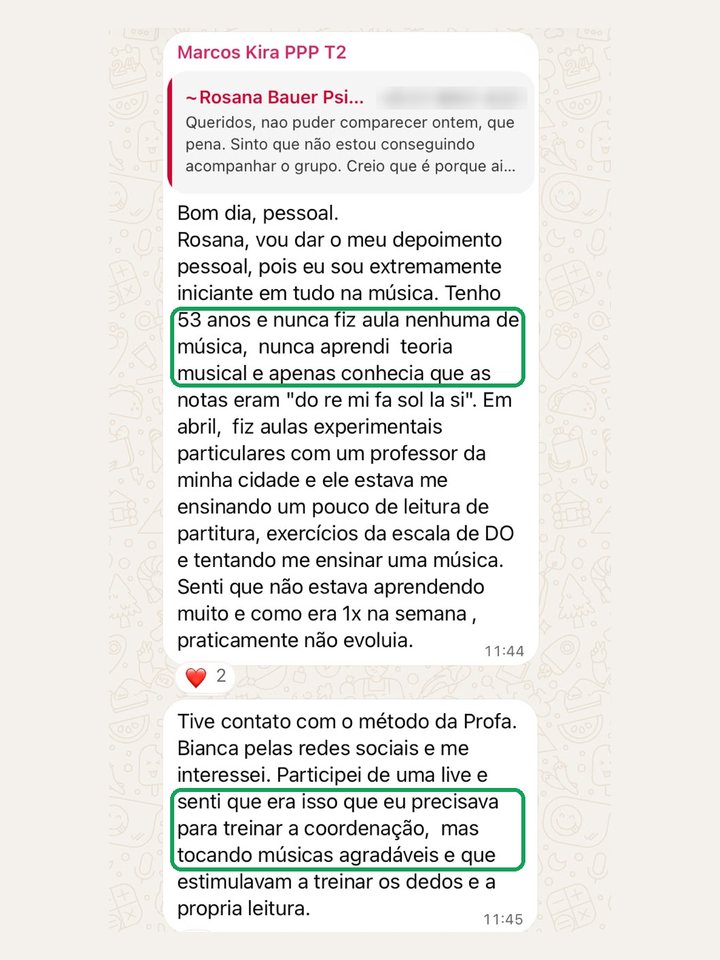 Marcos, 53 anos, nunca tinha feito aula de música